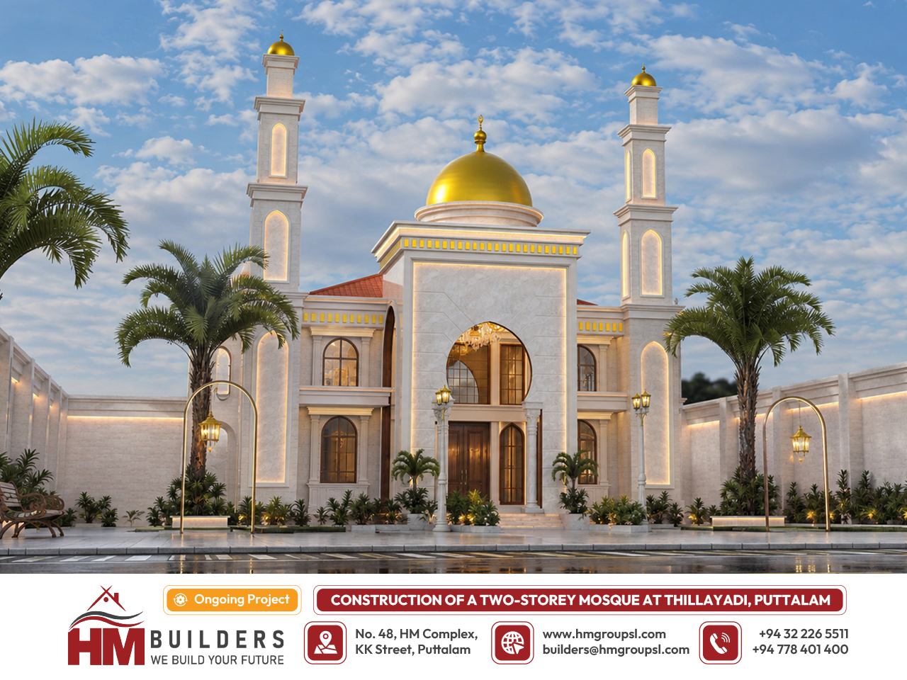 Two-Storey Mosque Construction